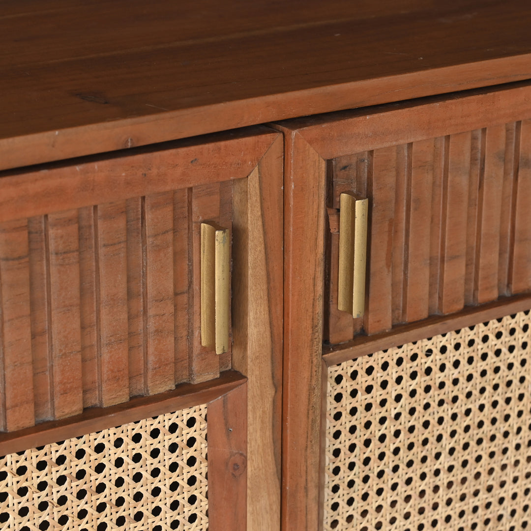 Bana Cane Accent Cabinet.